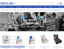 Tablet Screenshot of bodylab24.de